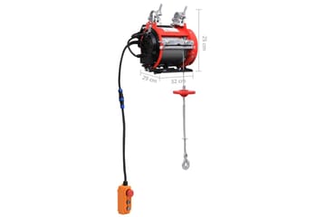 Elektrisk stilladshejs 500 kg 230 v - Rød - Hus & renovering - Garage & værksted - Garageinteriør & garageopbevaring