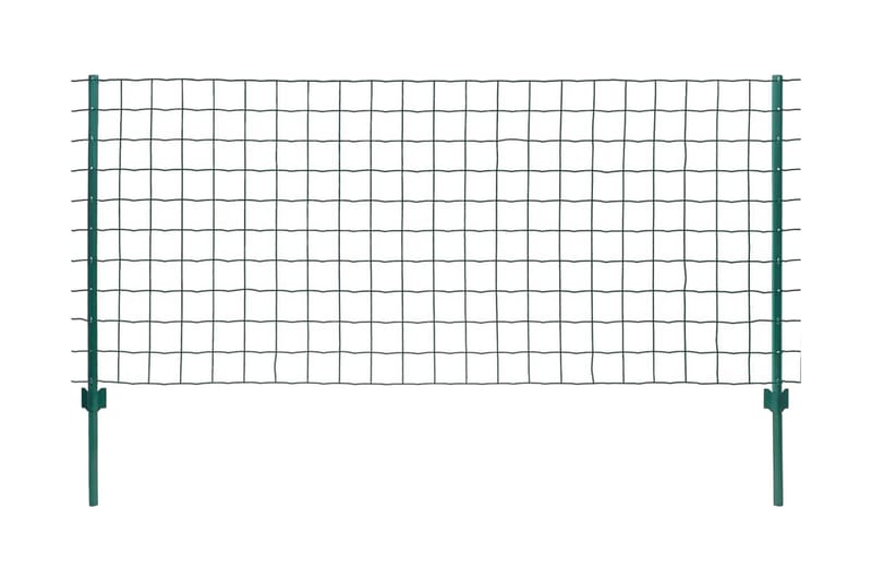 eurohegn 20 x 0,8 m stål grøn - Grøn - Hus & renovering - Indsynsbeskyttelse & indhegning - Hegn