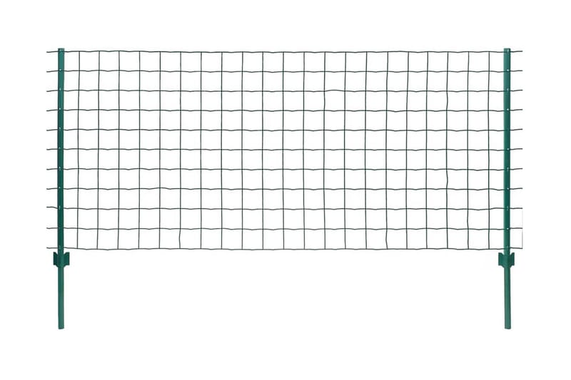eurohegn 20 x 0,8 m stål grøn - Grøn - Hus & renovering - Indsynsbeskyttelse & indhegning - Hegn