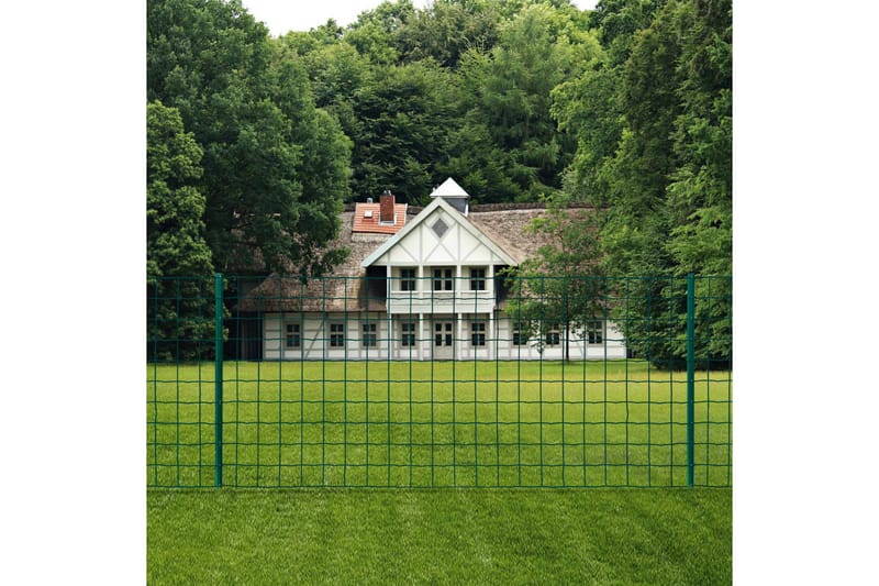 eurohegn 20 x 0,8 m stål grøn - Grøn - Hus & renovering - Indsynsbeskyttelse & indhegning - Hegn