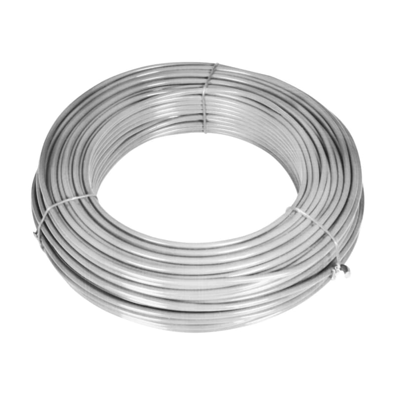 fletvævshegn med stolper galvaniseret stål 25x0,8 m sølv - Sølv - Hus & renovering - Indsynsbeskyttelse & indhegning - Hegn