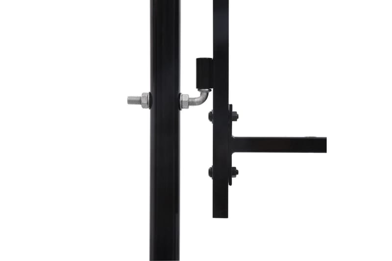 dobbelt hegnslåge med spydtop 400 x 150 cm - Sort - Hus & renovering - Indsynsbeskyttelse & indhegning - Låge