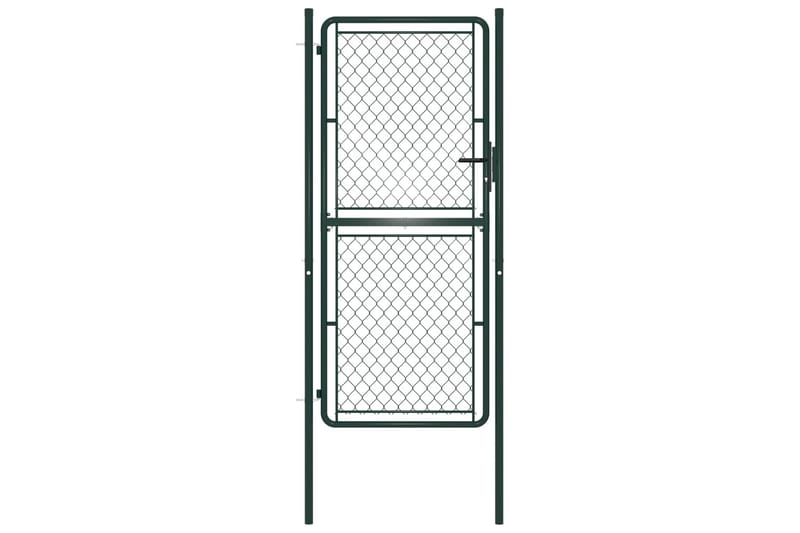 havelåge 100 x 200 cm stål grøn - Grøn - Hus & renovering - Indsynsbeskyttelse & indhegning - Låge