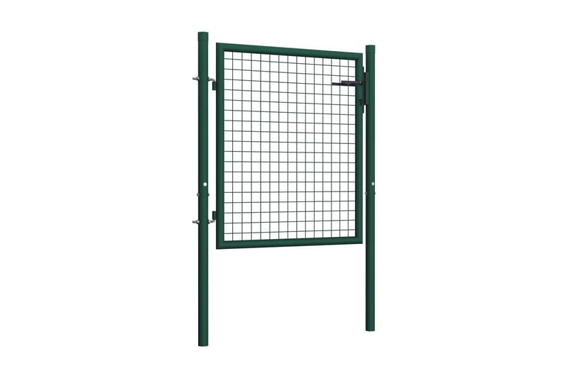 hegnslåge 100 x 125 cm stål grøn - Grøn - Hus & renovering - Indsynsbeskyttelse & indhegning - Låge