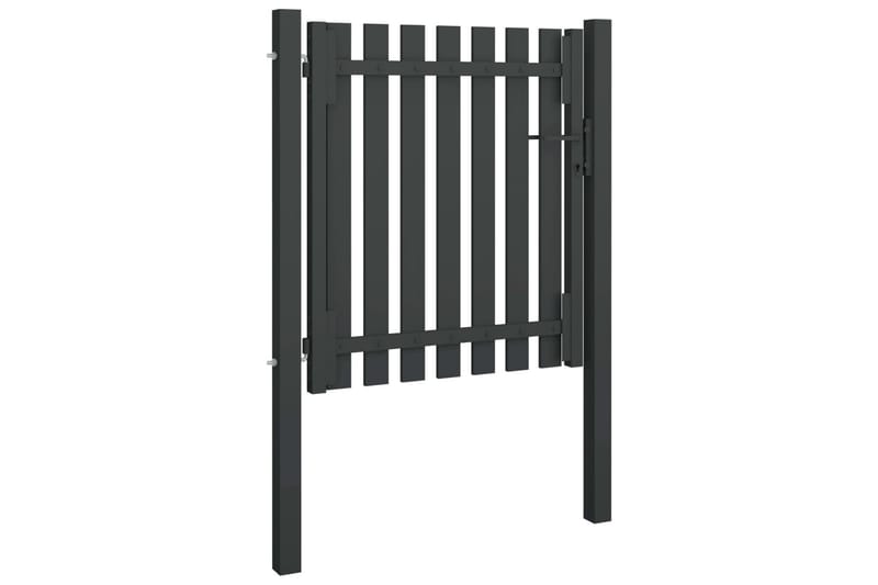 Hegnslåge 1x1,25 M Stål Antracitgrå - Hus & renovering - Indsynsbeskyttelse & indhegning - Låge