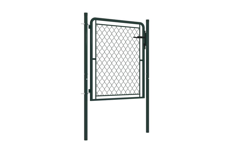 havelåge 100 x 100 cm stål grøn - Grøn - Hus & renovering - Indsynsbeskyttelse & indhegning - Låge