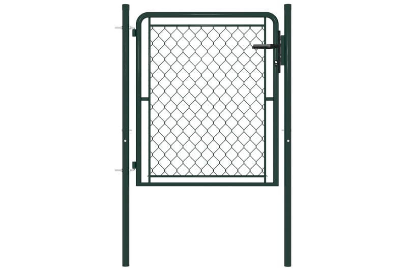 havelåge 100 x 100 cm stål grøn - Grøn - Hus & renovering - Indsynsbeskyttelse & indhegning - Låge