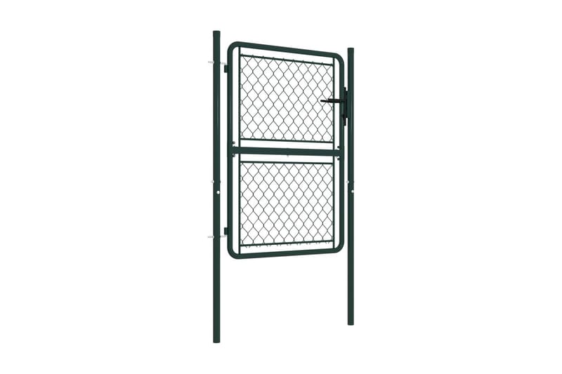 havelåge 100 x 150 cm stål grøn - Grøn - Hus & renovering - Indsynsbeskyttelse & indhegning - Låge