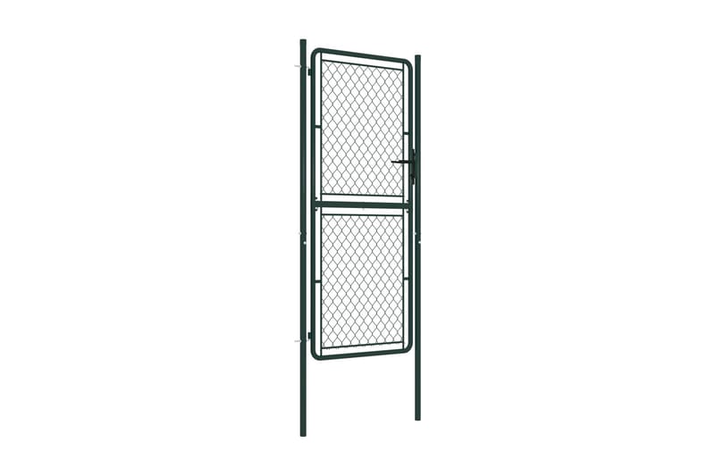 havelåge 100 x 175 cm stål grøn - Grøn - Hus & renovering - Indsynsbeskyttelse & indhegning - Låge
