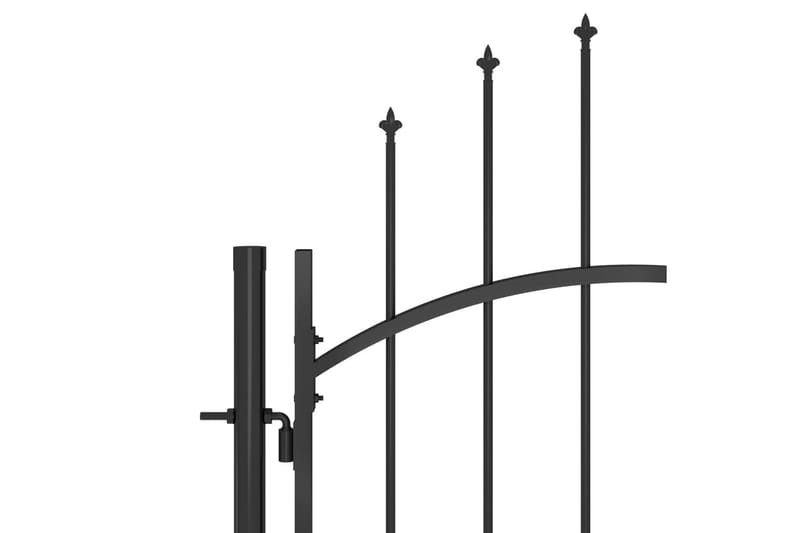 Havelåge 1x2,2 M Stål Sort - Hus & renovering - Indsynsbeskyttelse & indhegning - Låge