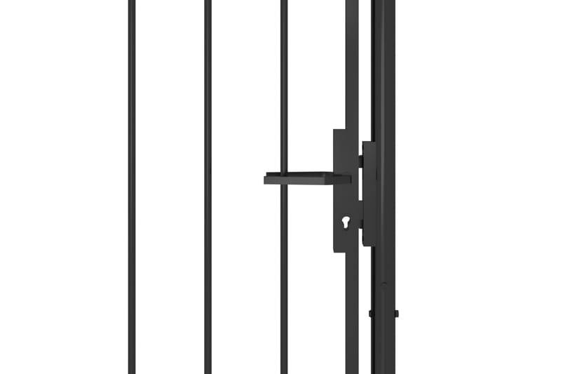 Havelåge 1x2,5 M Stål Sort - Hus & renovering - Indsynsbeskyttelse & indhegning - Låge
