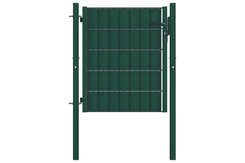 hegnslåge 100 x 101 cm stål grøn - Grøn - Låge udendørs - Smedejernslåge & jernlåge