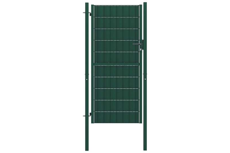 hegnslåge 100 x 204 cm stål grøn - Grøn - Hus & renovering - Indsynsbeskyttelse & indhegning - Låge