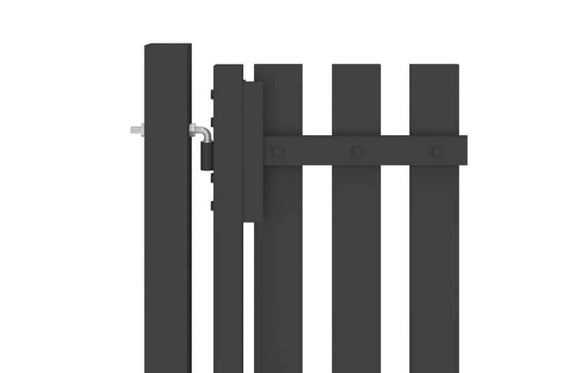 Hegnslåge 1x2,5 M Stål Antracitgrå - Smedejernslåge & jernlåge - Låge udendørs