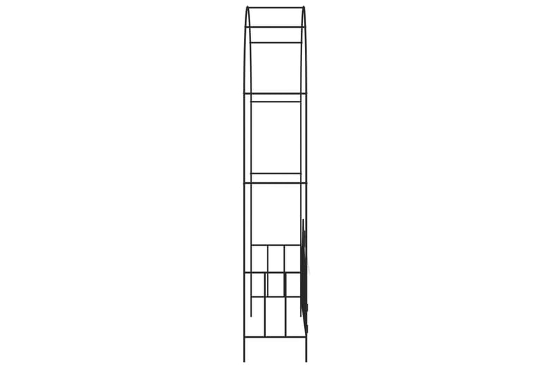 Havebue Med Låge 138X40X238 cm Sort - Hus & renovering - Indsynsbeskyttelse & indhegning - Låge