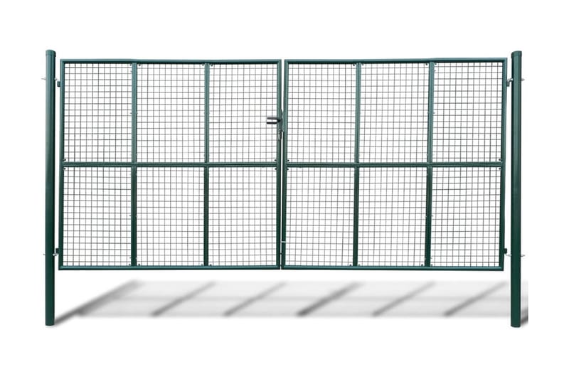 Havelåge med trådnet 415 x 250 cm/400 x 200 cm - Grøn - Trælåge - Låge udendørs
