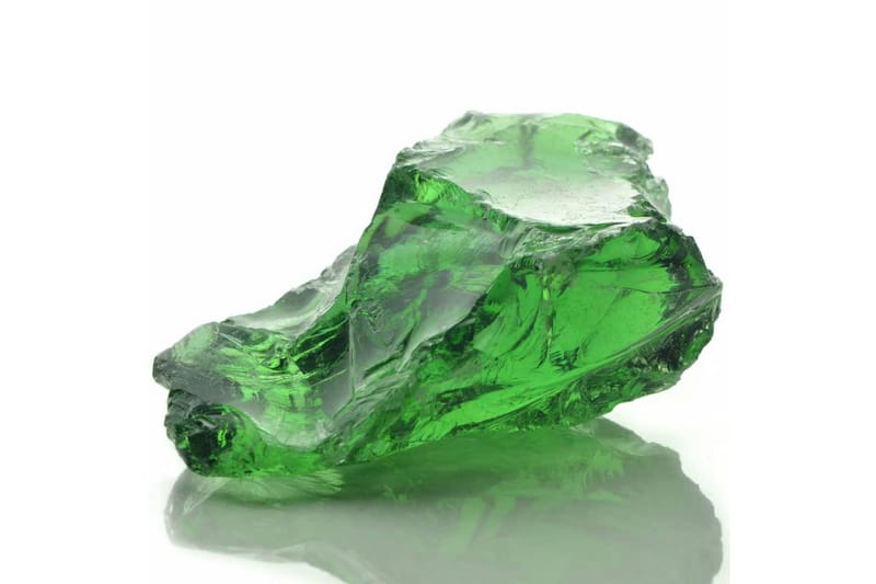 gabion-sten 60-120 mm 25 kg grønt glas - Grøn - Gabion