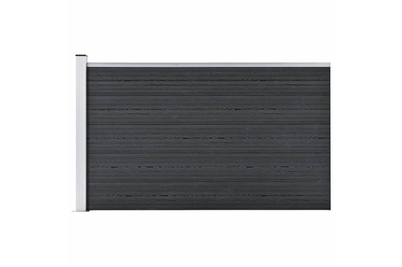 havehegn 180 x 105 cm WPC grå - Grå - Hus & renovering - Indsynsbeskyttelse & indhegning - Stakit