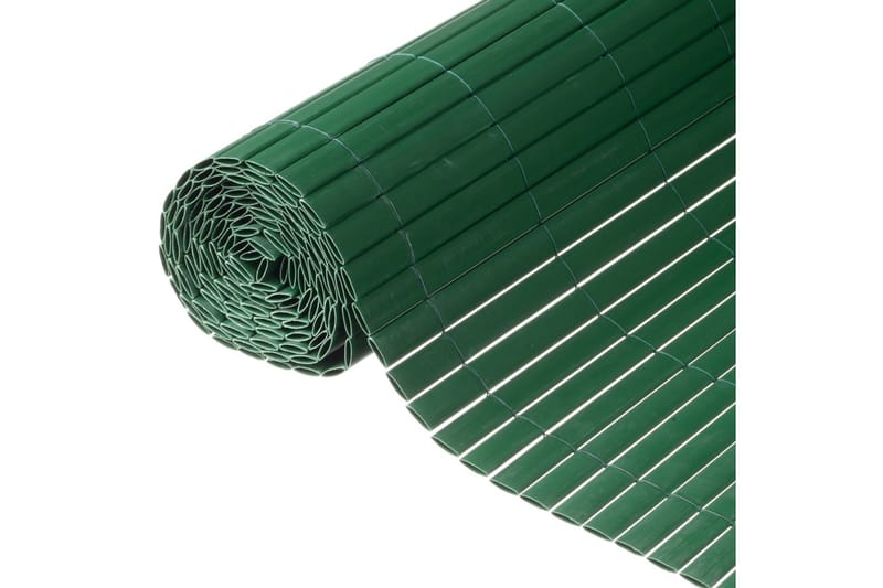 Nature haveskærm dobbeltsidet 1,5 x 3 m PVC grøn - Grøn - Plastikstakit