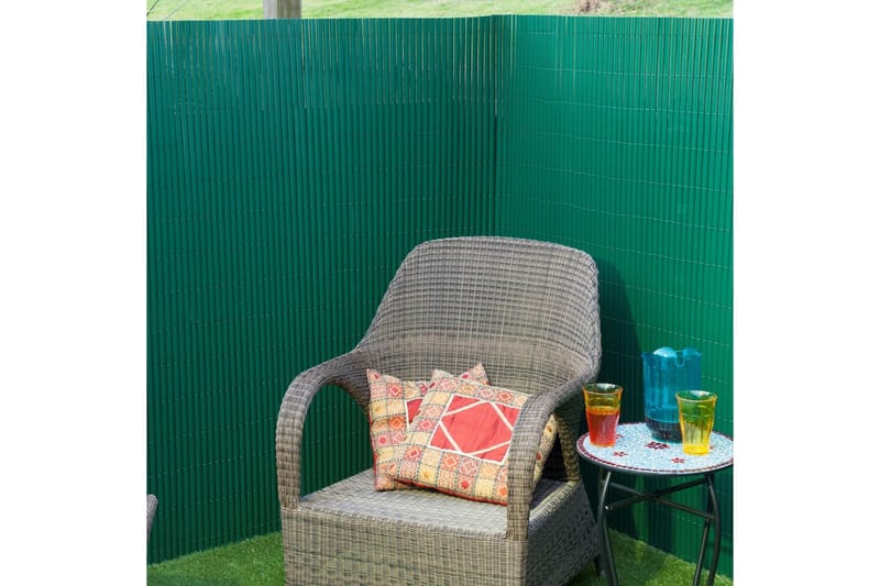 Nature haveskærm dobbeltsidet 1 x 3 m PVC grøn - Grøn - Hus & renovering - Indsynsbeskyttelse & indhegning - Stakit