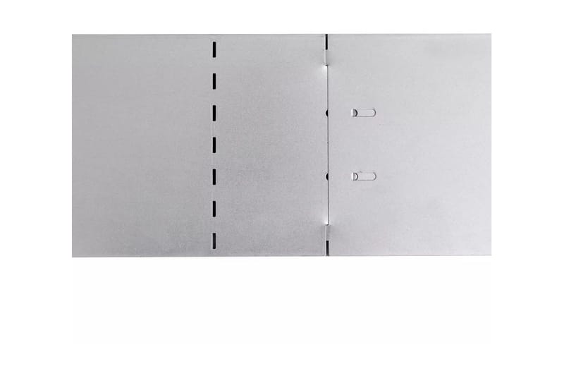 Fleksibel bedkant 5 stk. galvaniseret stål 100 x 15 cm - Sølv - Smedejernshegn & jernstakit