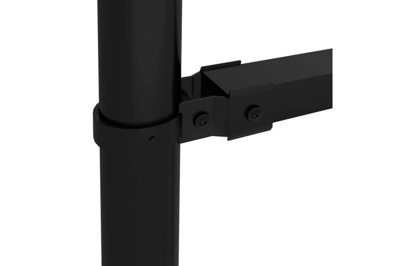 Havehegn Med Spydtop (1,25-1,5)x13,6 M Sort Stål - Hus & renovering - Indsynsbeskyttelse & indhegning - Stakit