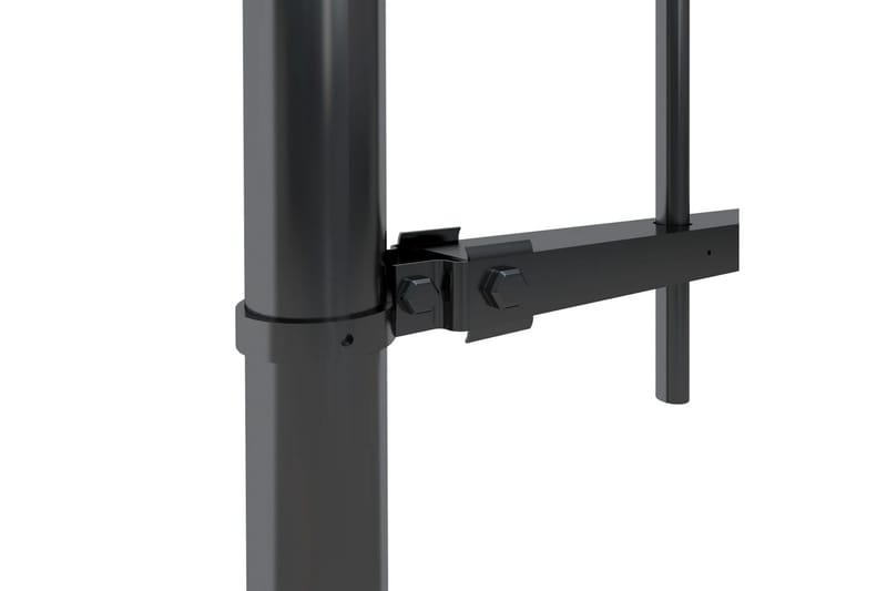 Havehegn Med Spydtop 8,5x1,2 M Sort Stål - Hus & renovering - Indsynsbeskyttelse & indhegning - Stakit