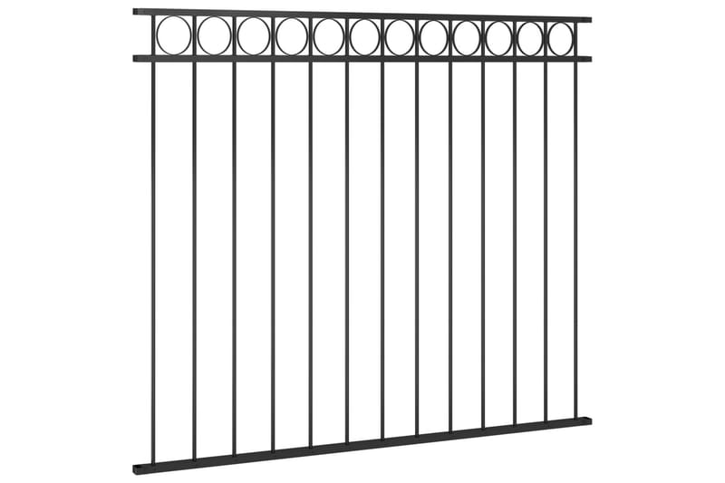 Hegnspanel 1,7x1,5 cm Stål Sort - Hus & renovering - Indsynsbeskyttelse & indhegning - Stakit