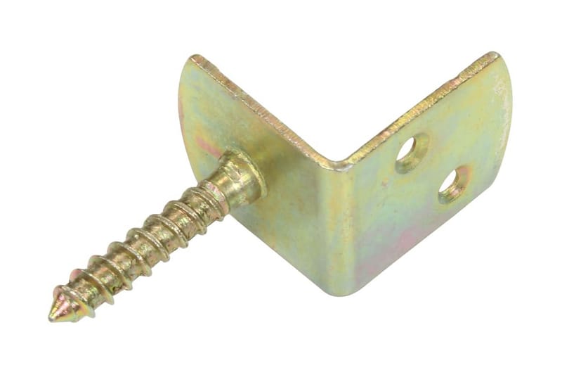 Beslag Til Hegnspanel 4 Stk. L-Formet Galvaniseret Metal - Hus & renovering - Indsynsbeskyttelse & indhegning - Stakit