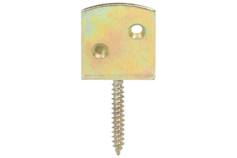 Beslag Til Hegnspanel 48 Stk. L-Formet Galvaniseret Metal - Hus & renovering - Indsynsbeskyttelse & indhegning - Stakit
