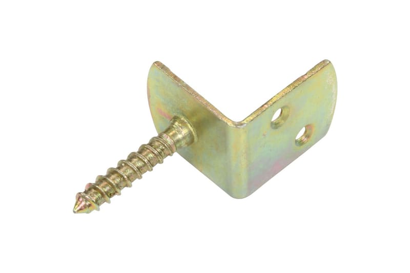 Beslag Til Hegnspanel 48 Stk. L-Formet Galvaniseret Metal - Hus & renovering - Indsynsbeskyttelse & indhegning - Stakit