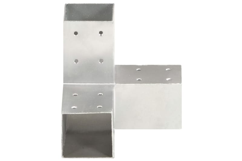 stolpebeslag Y-form 81x81 mm galvaniseret metal - Sølv - Hus & renovering - Indsynsbeskyttelse & indhegning - Stakit