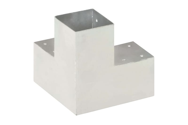 stolpebeslag Y-form 91x91 mm galvaniseret metal - Sølv - Hus & renovering - Indsynsbeskyttelse & indhegning - Stakit
