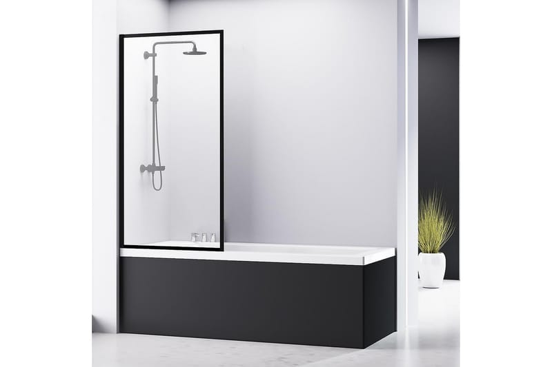 Badekarsvæg Bathlife Profil - Sort - Hus & renovering - Køkken & bad - Badeværelse - Bruser