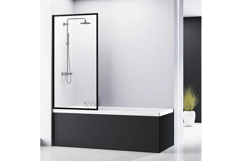 Badkarsvägg Bathlife Svart
