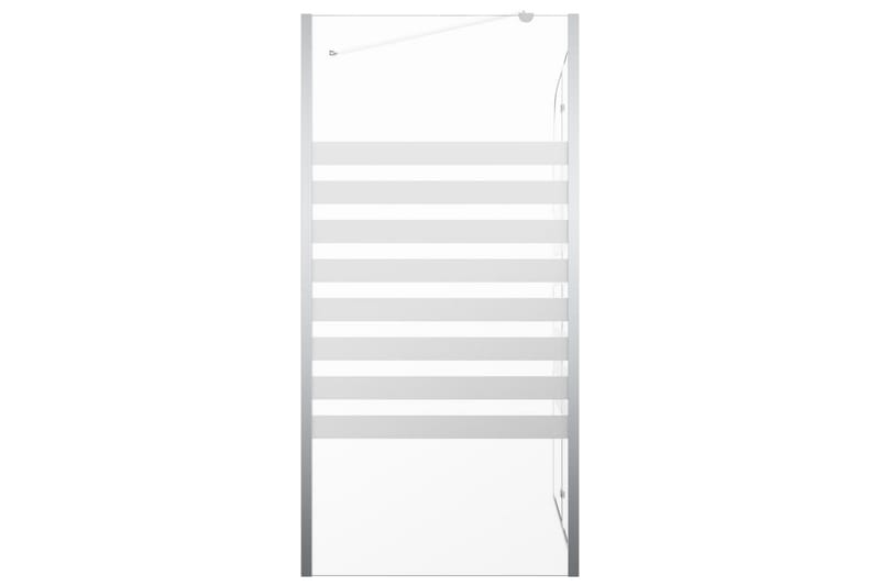 brusevæg til badekar 120x68x130 cm hærdet glas stribet - Hus & renovering - Køkken & bad - Badeværelse - Bruser