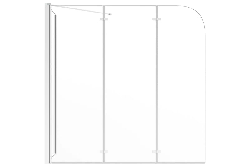 brusevæg til badekar 130x130 cm hærdet glas gennemsigtigt - Hus & renovering - Køkken & bad - Badeværelse - Bruser