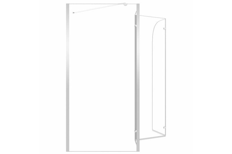 brusevæg til badekar 130x130 cm hærdet glas gennemsigtigt - Hus & renovering - Køkken & bad - Badeværelse - Bruser