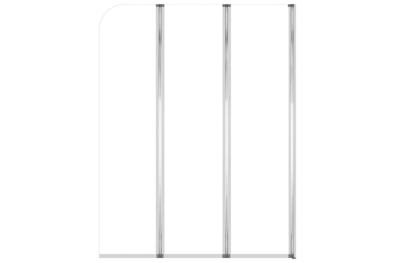 brusevægge 2 stk. 104x130 cm hærdet glas transparent - Hus & renovering - Køkken & bad - Badeværelse - Bruser
