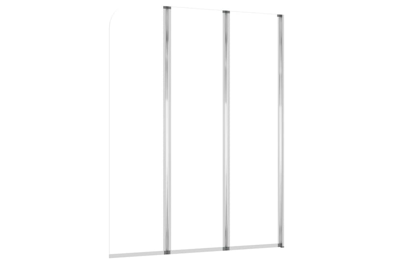 brusevægge 2 stk. 104x130 cm hærdet glas transparent - Hus & renovering - Køkken & bad - Badeværelse - Bruser