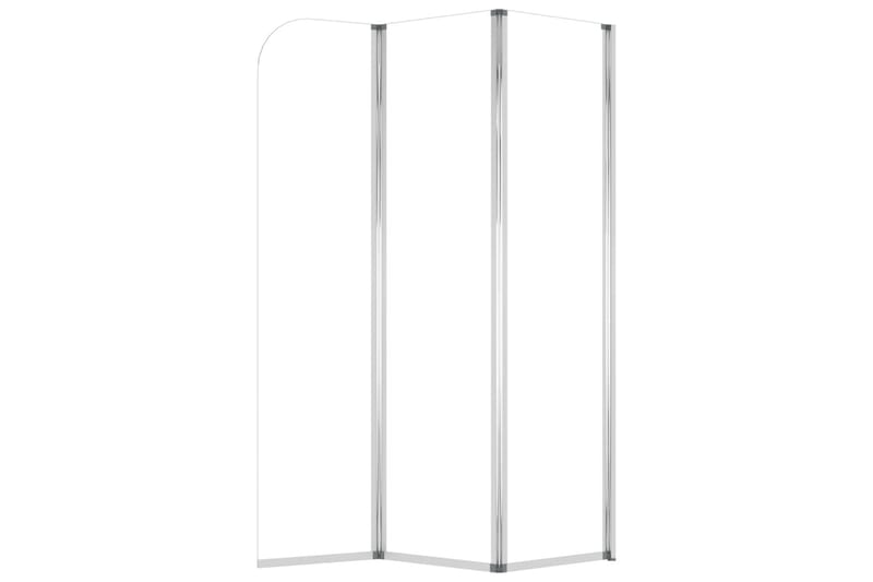 brusevægge 2 stk. 104x130 cm hærdet glas transparent - Hus & renovering - Køkken & bad - Badeværelse - Bruser