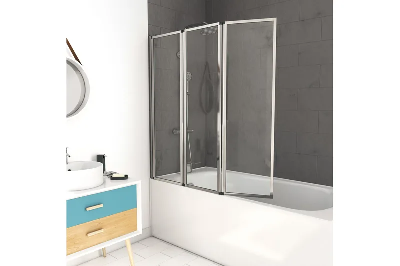 Knutby Badekarsvæg 125x143 cm, Sølv