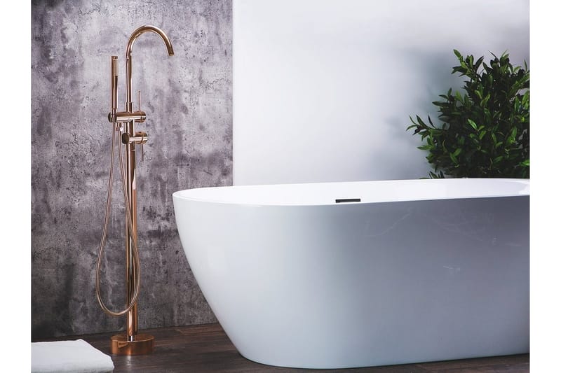 Tugela badekar-mixer 22,5 cm - Kobber - Hus & renovering - Køkken & bad - Badeværelse - Blandingsbatterier & vandhaner - Badekars blandingsbatteri