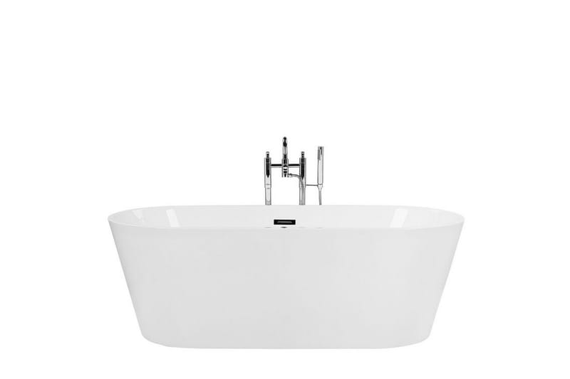 Badekar fritstående med LED 170 cm hvid HAVANA - Hvid - Hus & renovering - Køkken & bad - Badeværelse - Badekar - Boblebadekar & massagebadekar