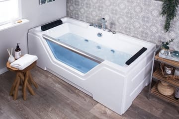 Grenada Spabad 170 cm - Hvid - Hus & renovering - Køkken & bad - Badeværelse - Badekar