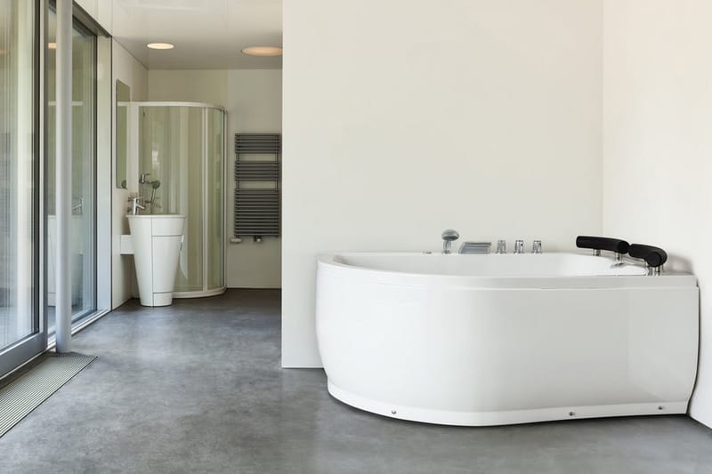 Paradiso Spabad 155 cm - Hvid - Hus & renovering - Køkken & bad - Badeværelse - Badekar - Boblebadekar & massagebadekar