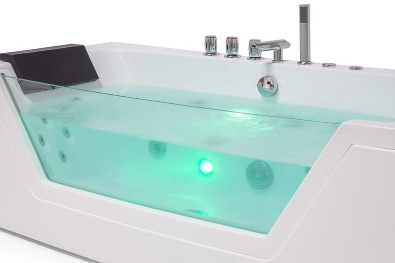 Samana spabad 174 cm - Hvid - Hus & renovering - Køkken & bad - Badeværelse - Badekar - Boblebadekar & massagebadekar