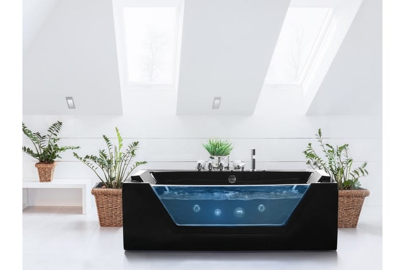 Samana spabad 174 cm - Sort - Hus & renovering - Køkken & bad - Badeværelse - Badekar