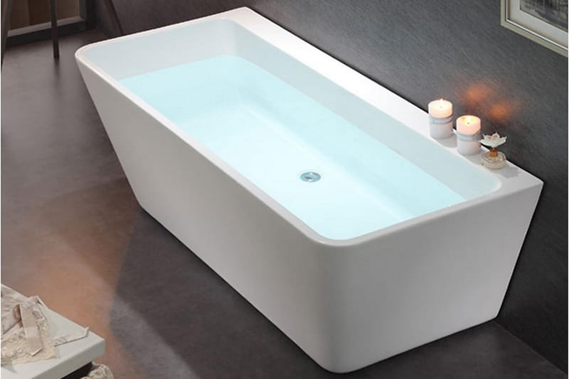 Andrum badekar 150 cm - Hvid - Fritstående badekar