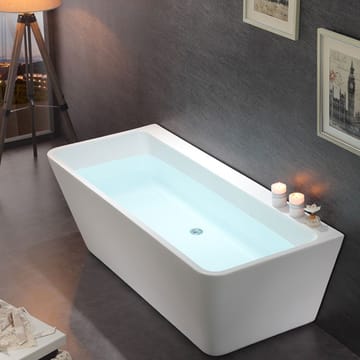 Andrum Badekar - Hvid - Hus & renovering - Køkken & bad - Badeværelse - Badekar - Fritstående badekar